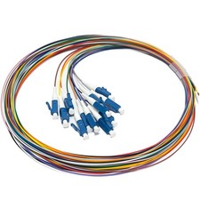 12 Strand Singlemode 9/125 LC-UPC Fiber Pigtail 1.5M 0.9mm Buffer Cable picture