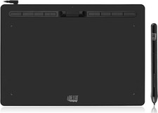 Large Graphics Drawing Tablet Pad 12 x 7 Inch 8192 Levels Battery-Free Pen 8 picture