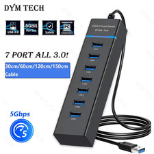 5Gbps USB Hub 3.0 Multiprise USB High Speed 4 7 Port USB Splitter Multiport for  picture