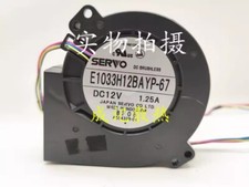 SERVO E1033H12BAYP-67 DC12V 1.25A 4-Wire Turbo Projector Cooling Fan picture