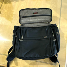 Tumi Black Nylon Laptop Backpack 15 in Compatible Padded Partitions picture