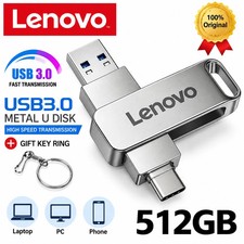 Lenovo 512GB USB 3.2 Type-C OTG Flash Drive High Speed Metal USB Memory Stick picture