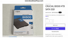 CRUCIAL BX500 4TB SATA SSD NEW Sealed Ships Fast picture