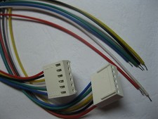 200 pcs 2510 Pitch 2.54mm 6 Pin Female Connector with 26AWG 30cm Leads Cable New picture