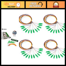12-Strand SC APC Singlemode Fiber Optic Pigtails 1.2m - 4-Pack, High Quality picture