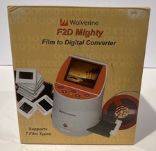 Wolverine F2D Mighty 20MP 7-in-1 Film to Digital Converter New Open Box picture