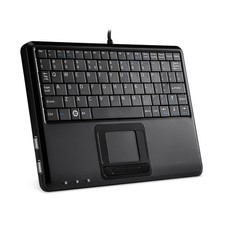 Klawiatura przewodowa Perixx Periboard-510 H, touchpad, 2x hub USB, carna perix picture