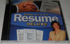 WIN WAY - RESUME DELUXE VERSION 12 PC CD-ROM SOFTWARE + BONUS WEBSTER DISC picture