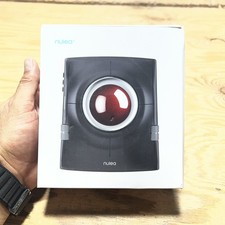 Nulea M512 Wireless Trackball Mouse Ergonomic 55mm Ambidextrous 1600 DPI BT Red picture