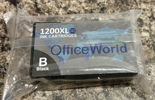 OfficeWorld Compatible 1200XL Black High Yield Ink Cartridge for Inkjet Printers picture