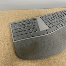 Microsoft Surface Wireless Ergonomic Bluetooth Grey Keyboard Model 1786 TESTED picture