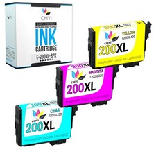 CMYi 3X Replacement 200XL Color Ink Cartridges for Epson WorkForce WF2530 WF2540 picture
