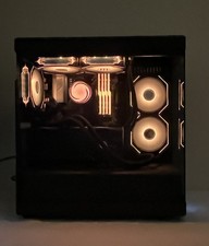 Hyte Y40 Gaming PC Dual Liquid Cooled Ryzen7 5800x 32Gb RTX 3080 4Tb storage picture