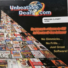 Vintage 1999 Unbeatable Deals Premier Clipart 10000 picture