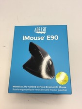 NEW ADESSO iMOUSE E90 WIRELESS LEFT-HANDED VERTICAL ERGONOMIC MOUSE 2.4GHz NEW picture