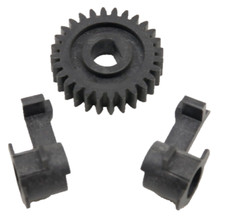 Zebra ZD620 ZD620t  ZD420t 300 DPI Platen Roller Right and Left Bearings + Gear picture