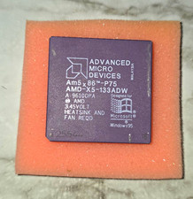 AMD Am5x86-P75 CPU 133MHz Socket 3 33MHz Bus Single-Core AMD-X5-133ADW picture