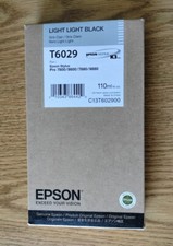 11-2021 New Genuine Epson Light Light Black T6029 Ink Stylus 7800 9800 7880 9880 picture
