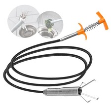 New Upgrade 35 inch Drain Snake Hair Drain Clog Remover Tool - Sink Drain Cle... picture
