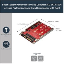 StarTech M.2 SATA RAID Adapter Standalone picture