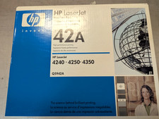 New Genuine Sealed  HP 42A / Q5942A Black Toner Cartridge LaserJet 4250 / 4350 picture