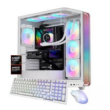 iBUYPOWER - Trace Gaming Desktop PC AMD Ryzen 7 9800X3D 2025 AMD Radeon RX 90... picture