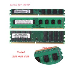 Lot 8GB 4GB 2GB Only for AMD Desktop Memory DDR2/3 800/1333Mhz 240Pin RAM DIMM picture