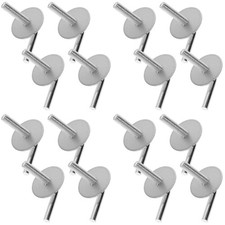 Durable 16Pcs Iron Fan Stand Bolt Kit Silver Fan Pedestal Mounting Hardware picture