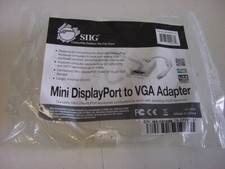 SIIG MINI DISPLAYPORT TO VGA ADAPTER  - SEALED NEW picture