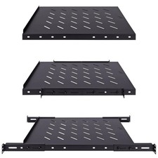 NavePoint 1U Vented 4-Post Shelf 22