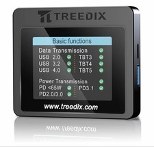 Treedix TRX5-0816 USB Cable Tester 2.4 Inch Screen eMarker PD 3.1 Checker picture