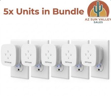 5-Pack NETGEAR EX5000 AZNA AC1200 WiFi Mesh Range Extender Wall Plug White Lot picture