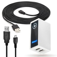 Dual USB Ports 5v 3.1-amp total fit Barnes & Noble Nook Wi-fi Color Digital the picture