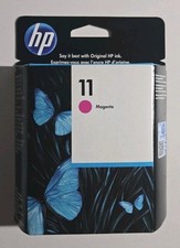Genuine HP 11 Magenta Ink Cartridge Exp. Apr. 2014 picture