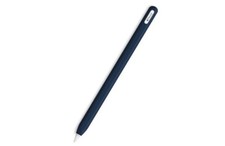 2pcs Slim Soft Silicone Sleeve Case for Apple Pencil 2nd Generation Blue/Clear picture