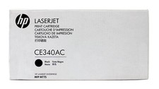 Genuine HP CE340AC Black Toner Cartridge picture