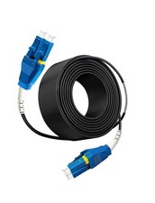 50 Meters Uniboot LC to LC Outdoor Armored Fiber Patch Cable, Low Friction Si... picture