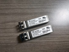 (Lot of 2) QLOGIC 16Gb LC MMF SFP+ Transceiver Module 850nm FTLF8529P4BCV-QM picture