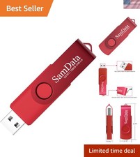 Elegant 128GB USB Flash Drive: Shockproof, Plug and Play with LED Indicator picture