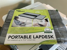 MAX SMART Portable Laptop Lap Pad Desk w/Retractable Mouse Tray NIP picture