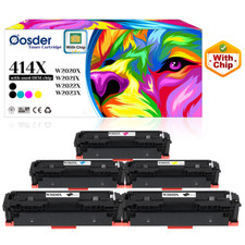 414X Toner(Used OEM Chip),2x BK & 1x C/M/Y for HP M454/MFP M479,W2020X 2022 2023 picture