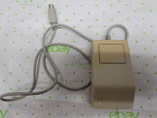 Vintage Apple Desktop Bus Mouse G5431 Beige Retro One-Button Mouse - UNTESTED picture