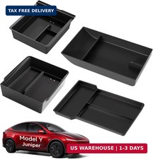 for 2026 Tesla Model Y Juniper Center Console Organizer Tray 4PCS picture