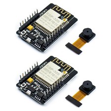 WiFi/Bluetooth ESP32-CAM Kit: 2x Modules with OV2640 Camera - Easy Development picture