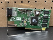 Vintage ATI Rage IIC AGP 8MB Graphics Card 1998 3D Rage II C Retro PC picture