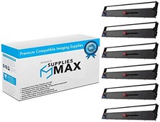 Okidata ML-8480 Printer Ribbons Black 6-Pack Compatible 41708209 picture