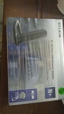 belkin f5d8055 wireless n+ 300 mbps usb adapter black nib picture