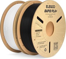 ELEGOO Rapid PLA Plus Filament 1.75mm Black & White 2*1kg &  picture