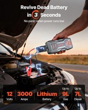 Jump Starter, 3000A Peak, Car Jumper Starter Battery Pack, 12V Portable Lithium picture