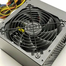 *NEW--Power Star Black 650w-Max ATX PS 12cm Fan 20+4 pin SATA PCIe 6+2 & 4+4 pin picture